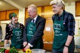 People power: Alex Neil with Caroline Gibb and Kirsty Reynolds at the Broomhouse Health Strategy Group to announce £5.6m for empowering communities.
