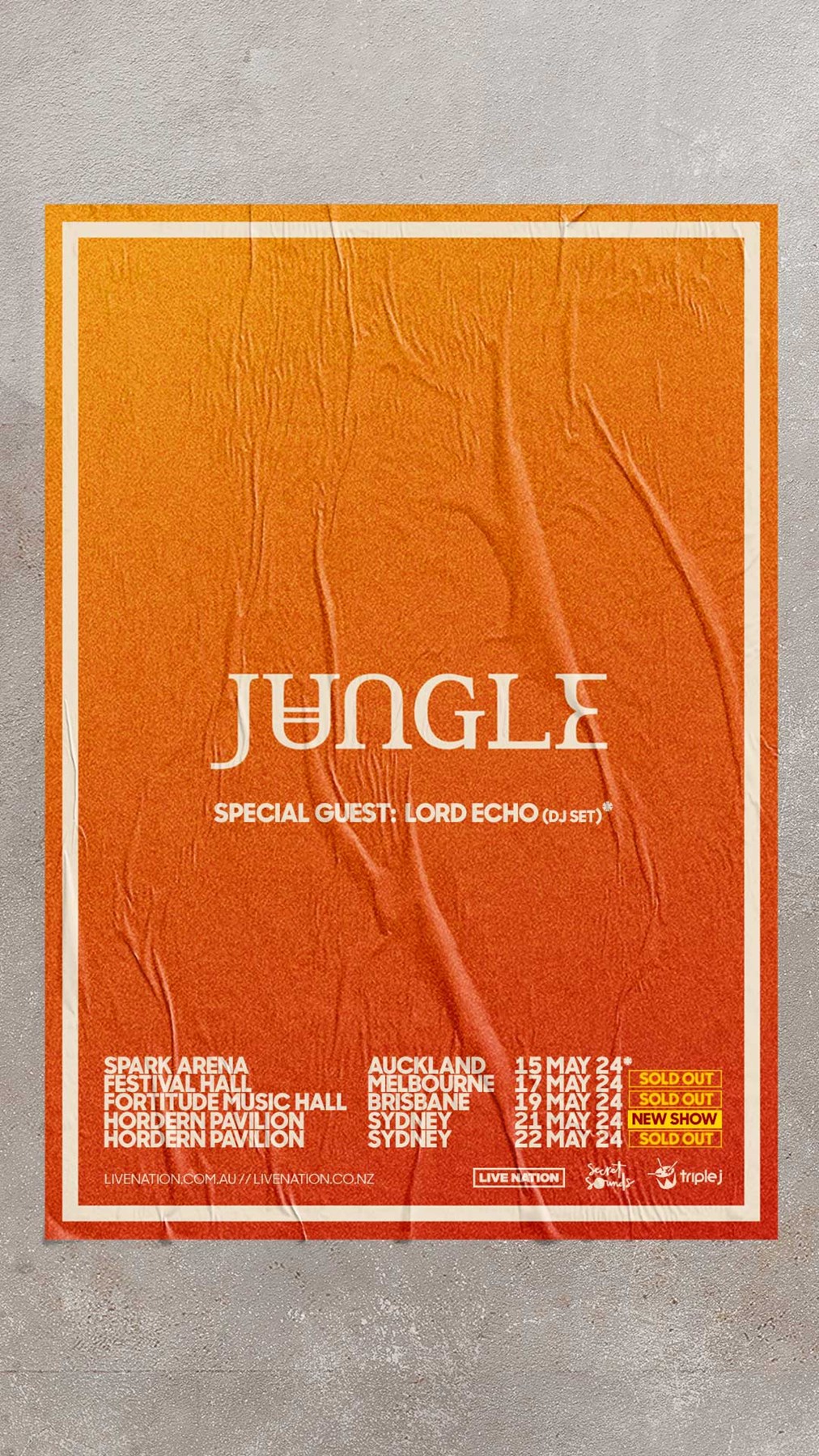 Jungle AUNZ Tour May 2024-2