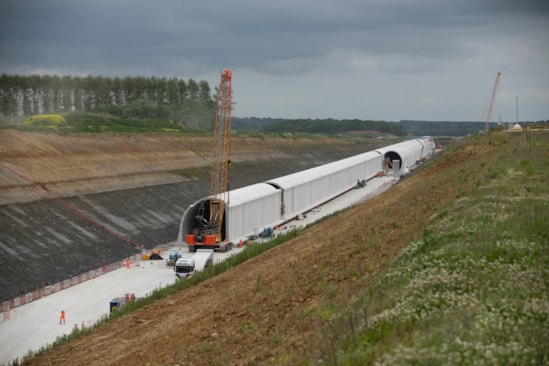 Chipping Warden green tunnel progress June 2024