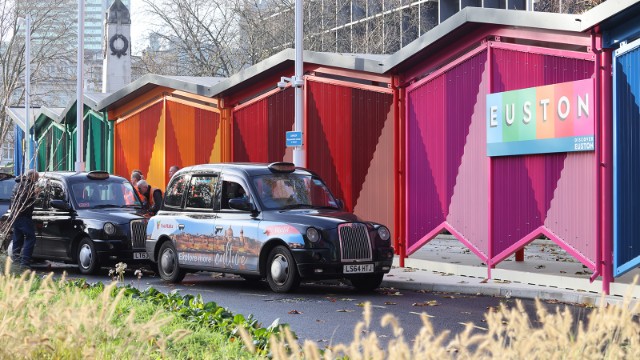 Taxi! Euston station’s taxi rank set to open on Sunday 7 April: Taxi rank 1