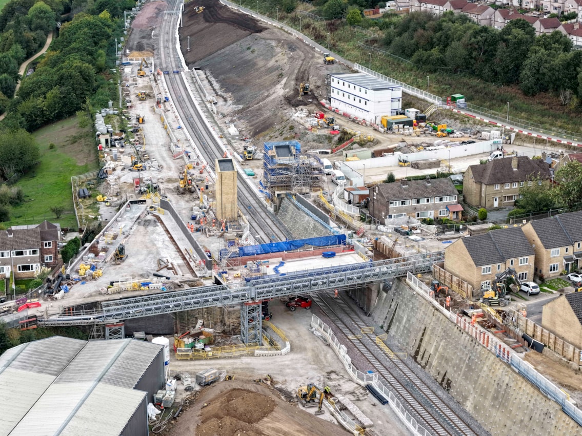 Deighton station improvement works