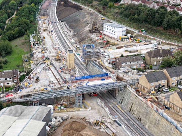 Deighton station improvement works