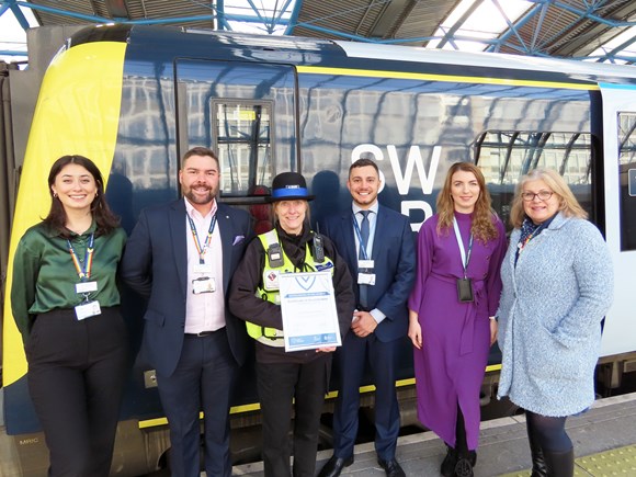 South Western Railway receives highest possible score for safeguarding customers and colleagues: Safeguarding on Rail 2024