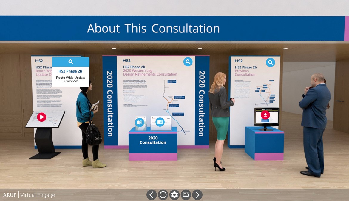 Have your say on HS2’s latest proposals: HS2 consultation virtual exhibition room