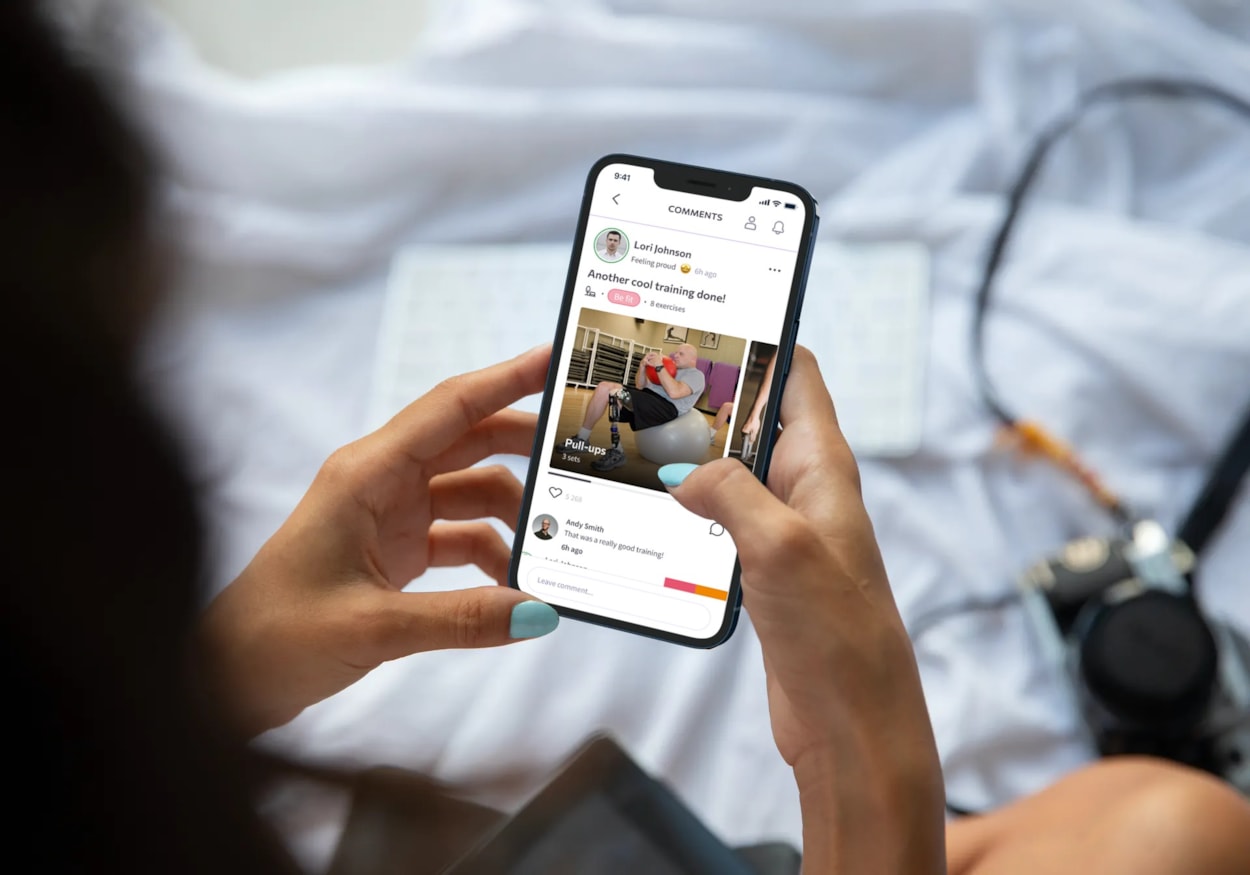 Accessercise example-2: Leeds City Council’s leisure centres are partnering with Paralympian-founded Accessercise, the first ever disability-focused fitness app.