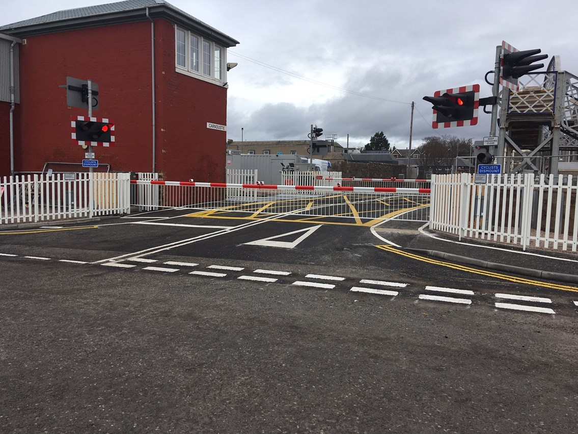 Positive signals for Carnoustie level crossing upgrade: IMG 1131