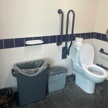 Accessible lavatory: Accessible lavatory