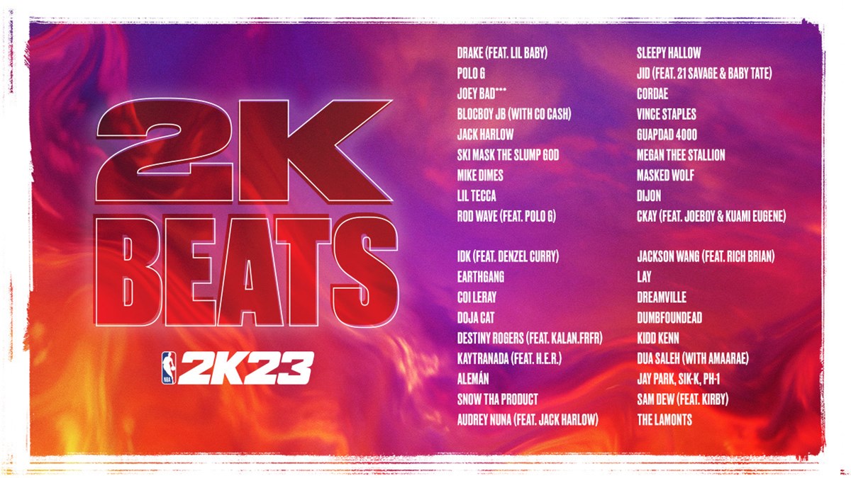 NBA 2K23 2K Beats Soundtrack