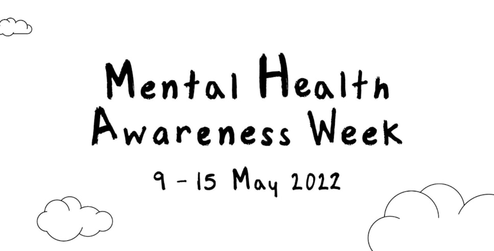 Mental Health Awareness Week 2022 poster