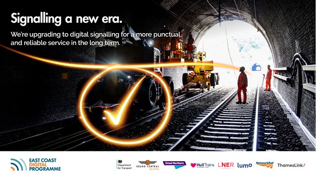 East Coast Digital Programme progresses and introduces new customer communications 1