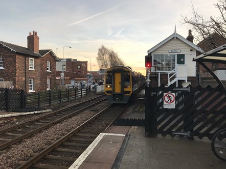 Image shows Northern train at Beverley station