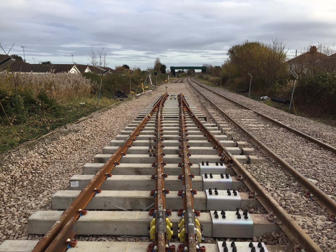 Track upgrade work to commence in Flint: Rhyl track upgrade work completed last year as part of the North Wales Railway Upgrade Project