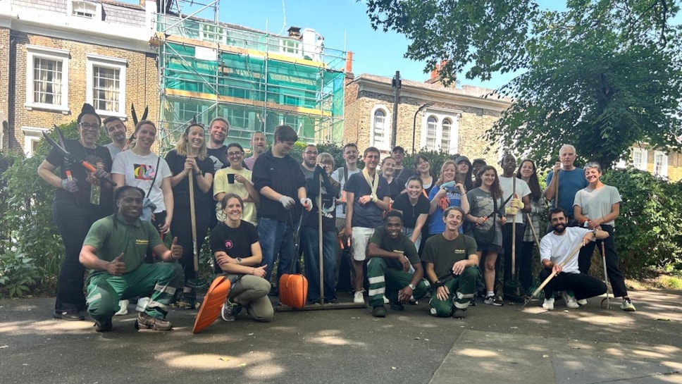 Community litter pick and gardening