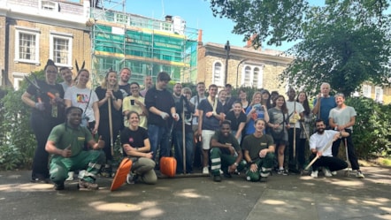 Community litter pick and gardening