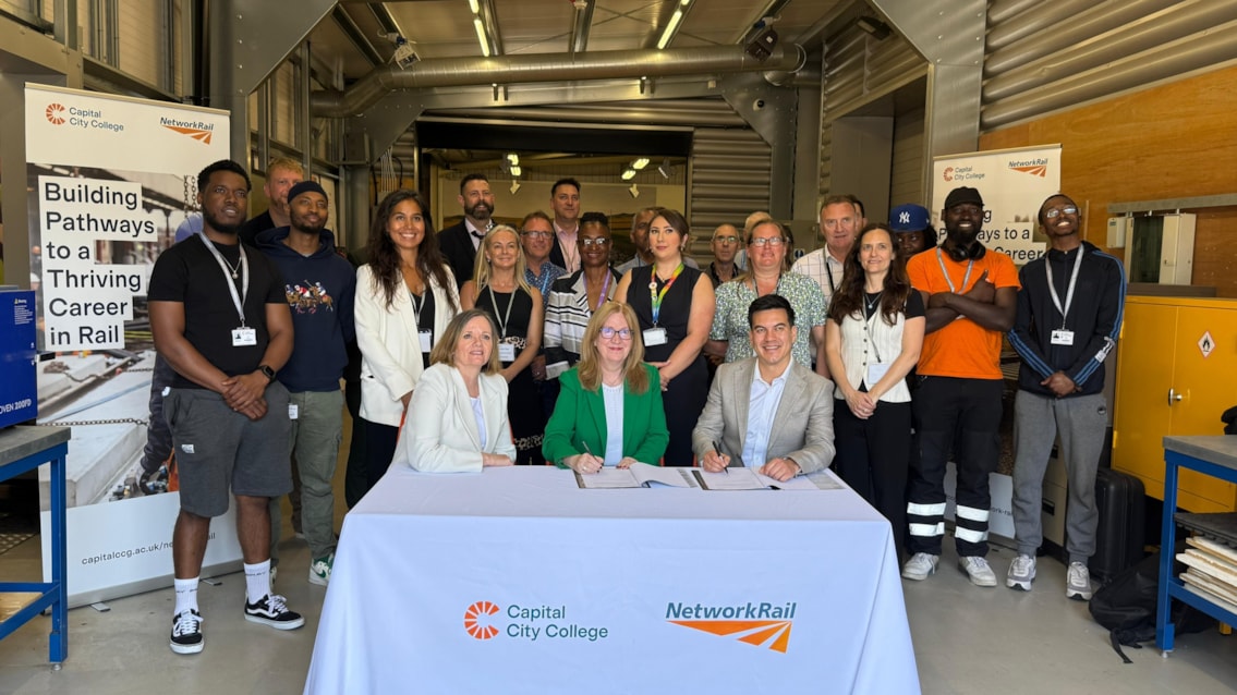Creating better opportunities: Network Rail Academy launches new pathway in North London: NR Apprenticeship Academy Launch