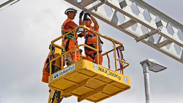 Overhead inspections at the Wigan Depot