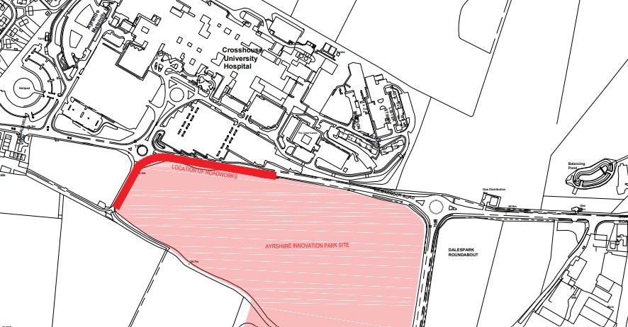 crosshouse roadworks