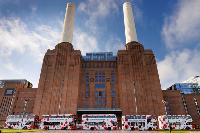 TfL Image - Battersea Wrapped bus