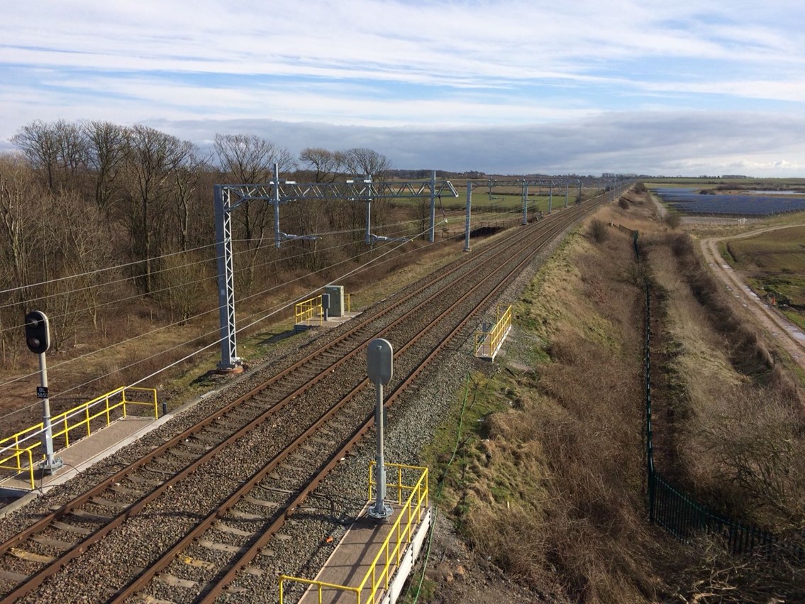 New electrification and signalling equipment between Preston and Blackpool