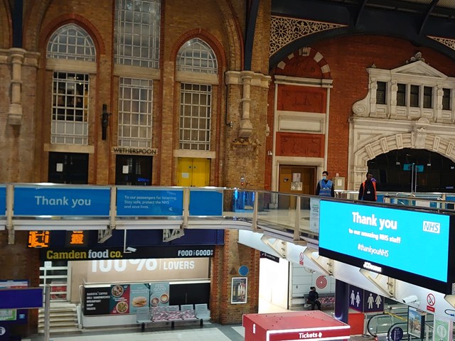 Liverpool Street NHS banners 4
