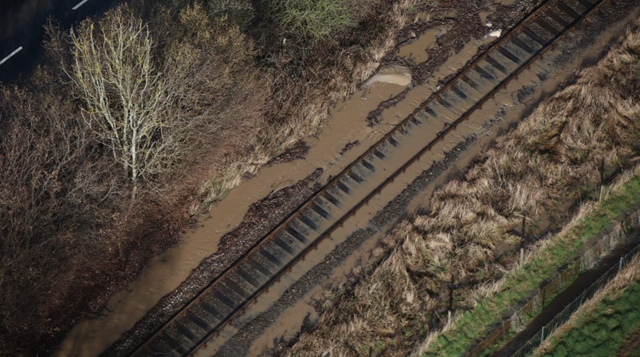 Passengers across Wales warned of further rail disruption from Storm Franklin: Storm Franklin PR header photo
