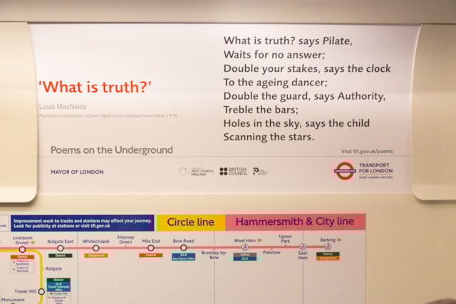 Poems on the Underground - What is truth