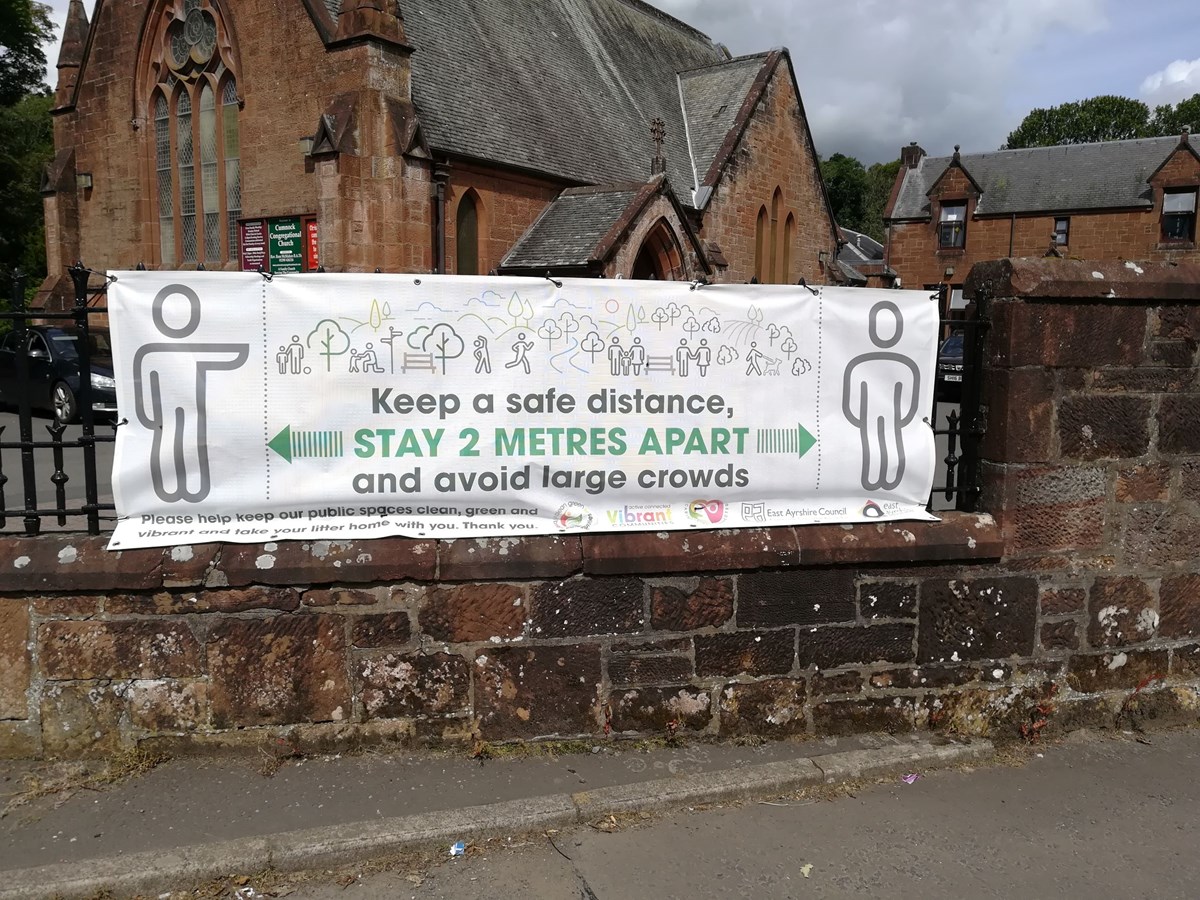 Church front banner