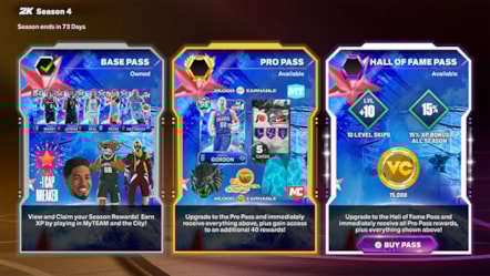 NBA 2K26 Season 4 Menu