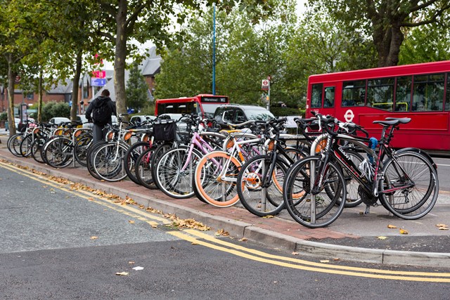 TfL Image - Cycle parking, Sheffield stands