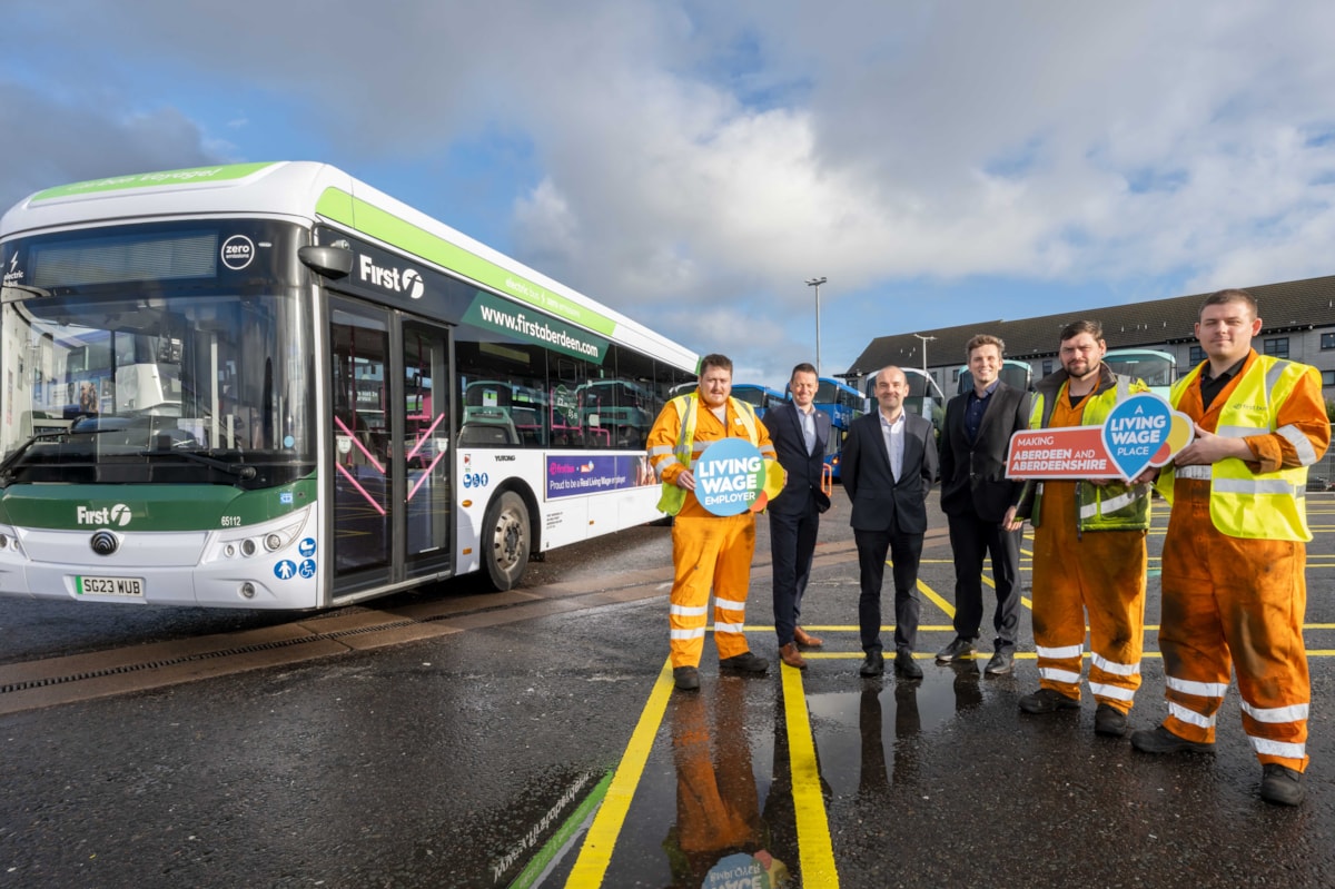 First Bus Aberdeen Living Wage 1