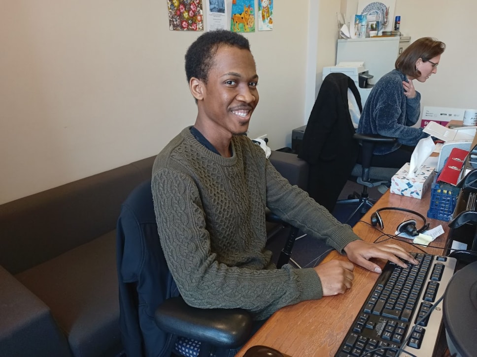 Cameron, previous supported intern