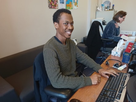 Cameron, previous supported intern