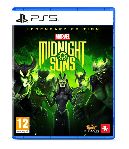 2K Marvel's Midnight Suns Legendary Edition Packaging PlayStation 5 2D