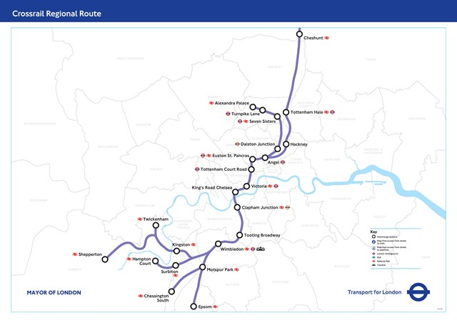 Crossrail 2 - regional route