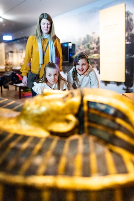 Ancient Egypt Rediscovered gallery at the National Museum of Scotland. Photo © Andy Catlin