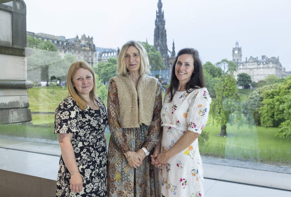 Dr Sarah Hardy, Director Archangels with Jane Gaddum, Chair 1nhaler and Lisa McMyn CEO 1nhaler