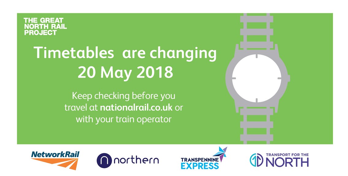 Customers urged to check before they travel ahead of major timetable change