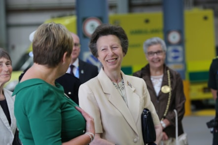 HRH The Princess Royal and Helen Ray