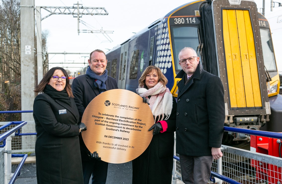 First electric train Barrhead 1 