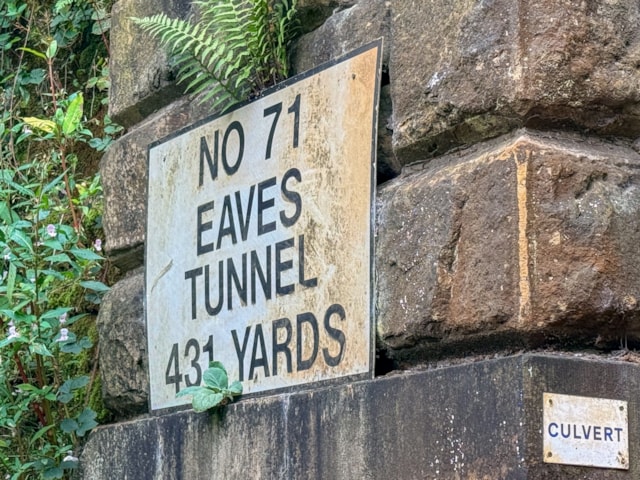 Eaves Tunnel sign September 2026: Eaves Tunnel sign September 2026