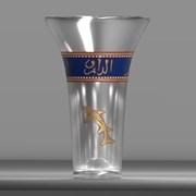 Digital reconstruction of the glass beaker: (c) Historic Environment Scotland