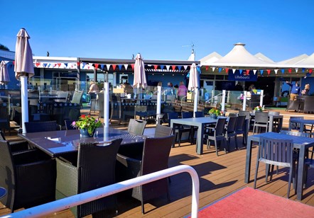 Decorations at Berwick Harbour Day