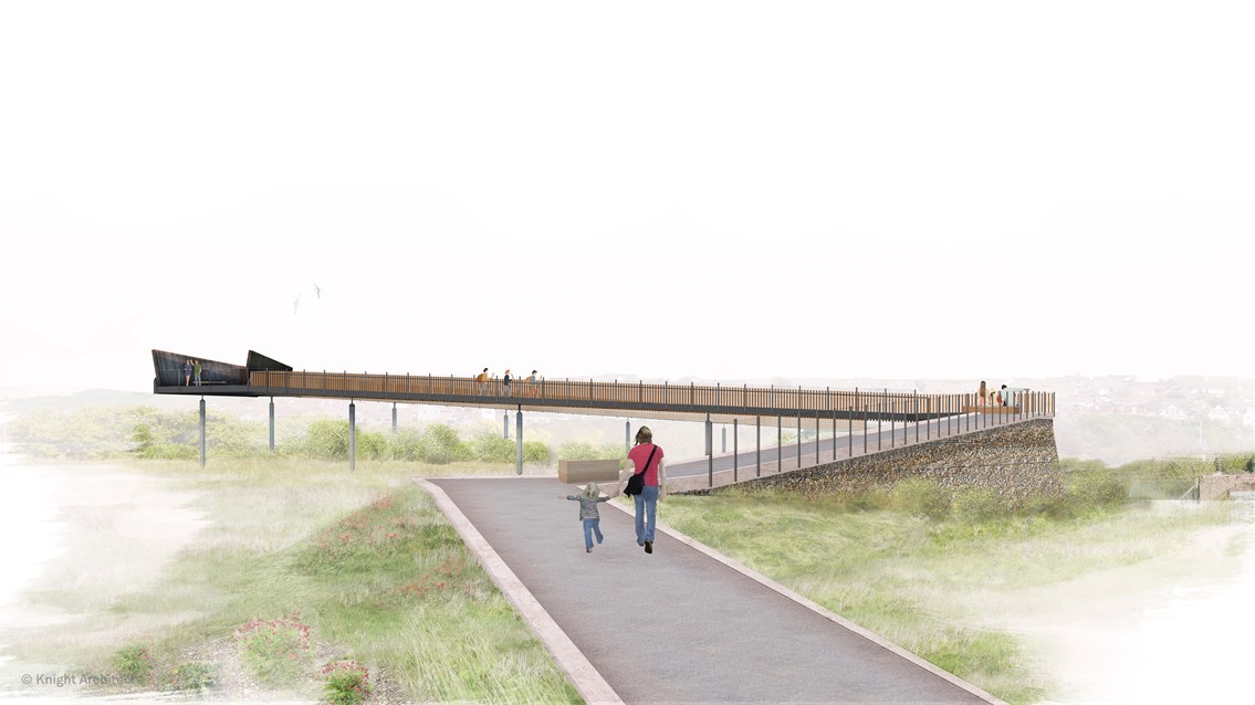 Unique footbridge design set to provide safer access across the railway at South Downs National Park: TMLCR Image2