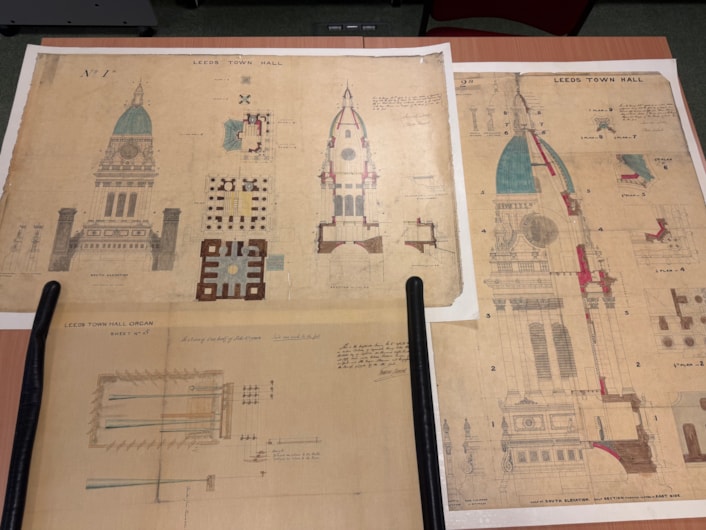 Leeds Town Hall clock tower: Created in 1857, a year before the building was opened by Queen Victoria, the elaborate illustrations are part of the collection at West Yorkshire Archives Service and include the classical stonework and emblematic owls adorning the tower exterior.
They were prepared as part of the “articles agreement” put together by contractors Addy and Nicholls, who took on the mammoth task of constructing the tower.