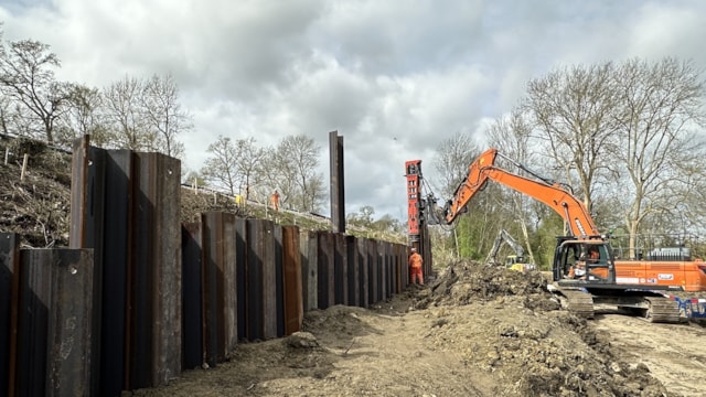 Network rail has successfully completed repairs to a landslip near Edenbridge: Network rail has successfully completed repairs to a landslip near Edenbridge