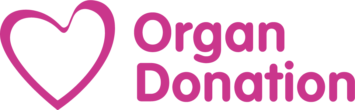 Pink Heart Logo - Organ Donation