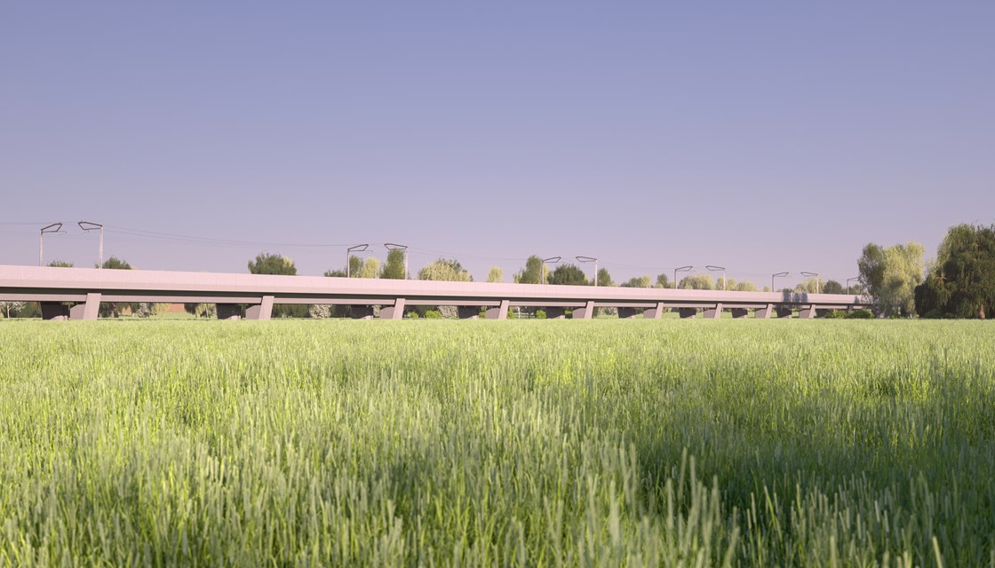 Artist's impression of the Thame Valley Viaduct in ten years time-3: Tags: Thame Valley, viaduct, CGI, artist's impression, EKFB