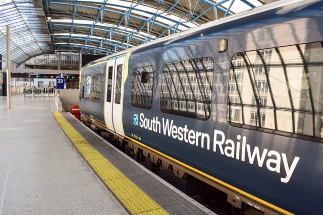 SWR NR Wessex Desiro train