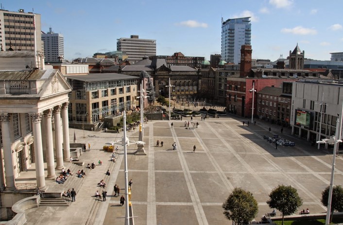 VE Day 70th anniversary to be commemorated in Leeds: millenniumsquare.jpg