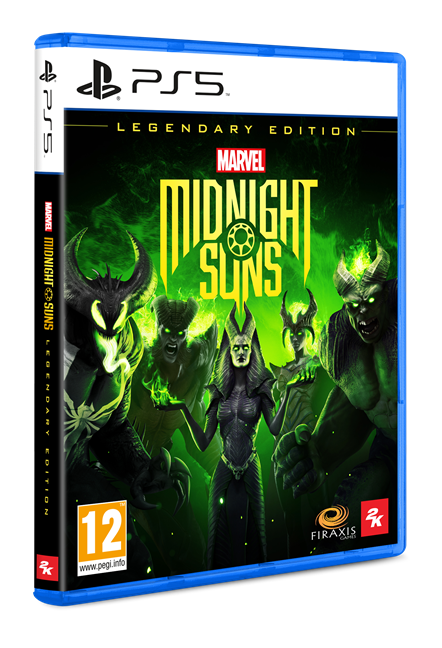 2K Marvel's Midnight Suns Legendary Edition Packaging PlayStation 5 3D